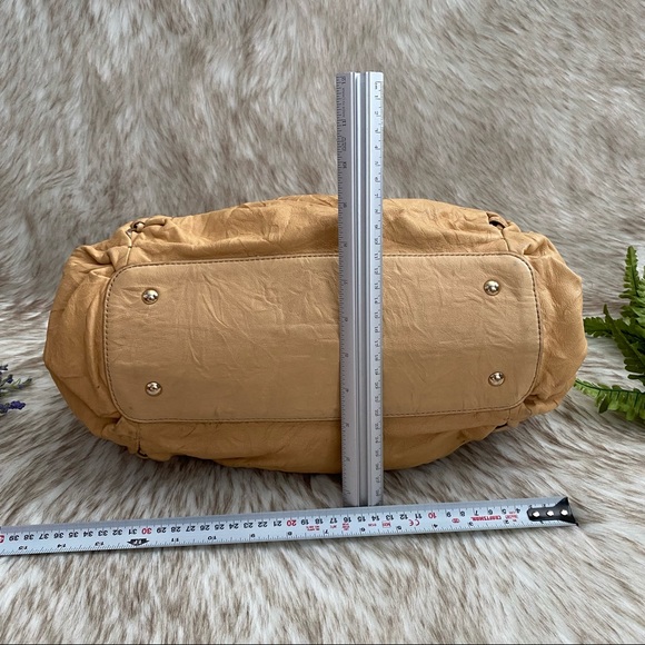 MCM Distressed Gold Chain Leather Tote - Picture 16 of 16